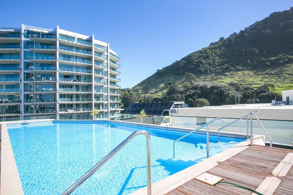 Marvelous Downtown Apartment Moments From Main Beach With Heated Pool, Gym And Parking Mount Maunganui Exteriér fotografie